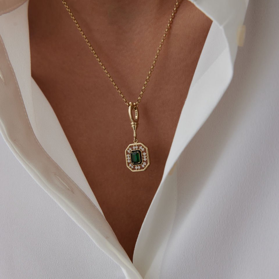 Green Reverse Kolye