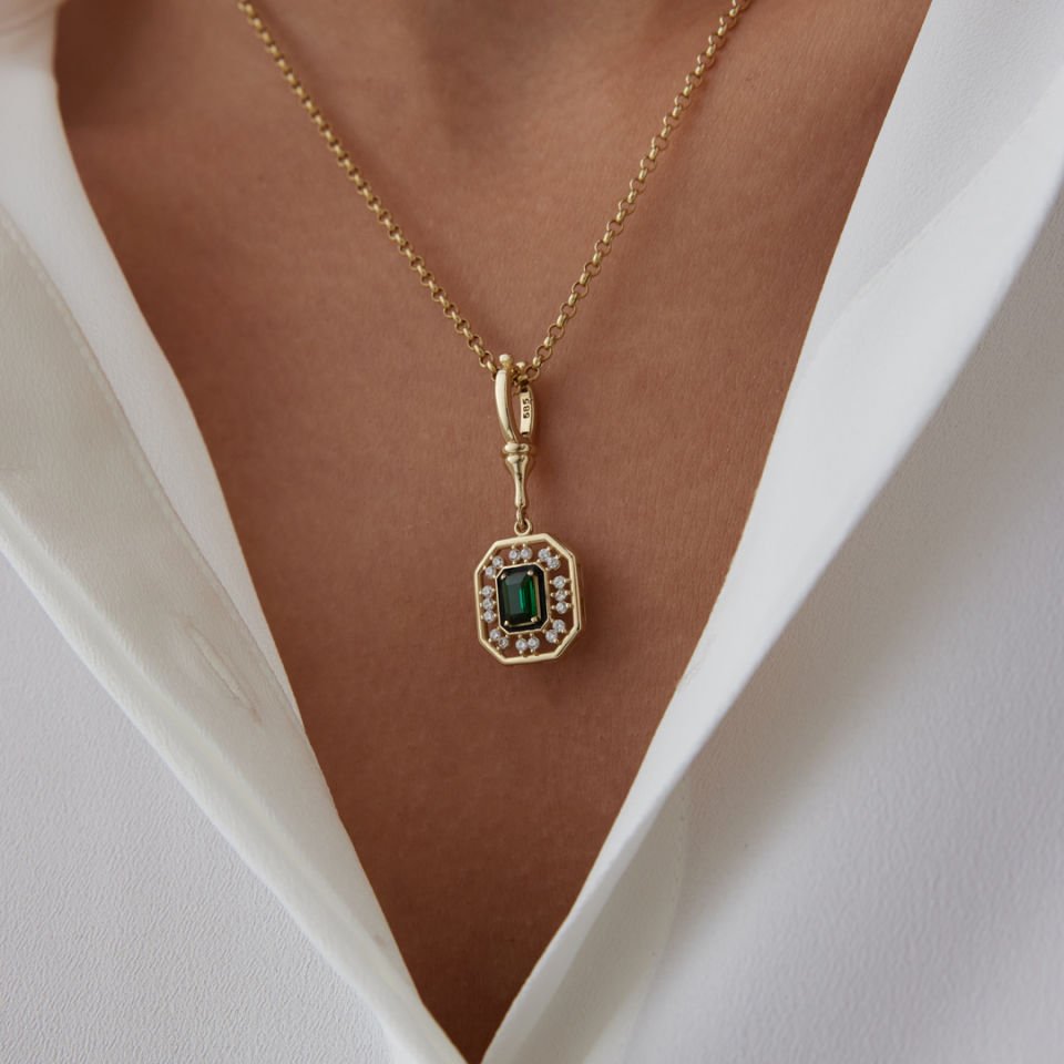 Green Reverse Kolye