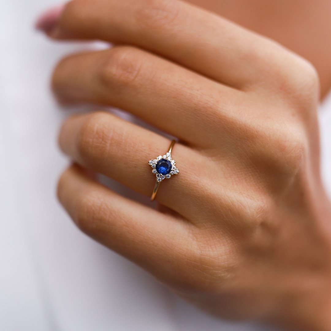 Blue Star Yüzük