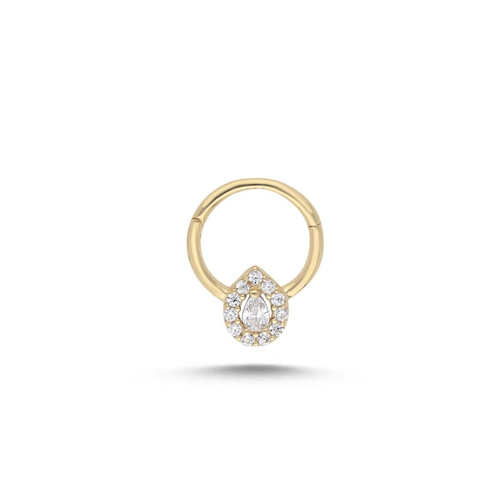 Taşlı Katre Helix Piercing