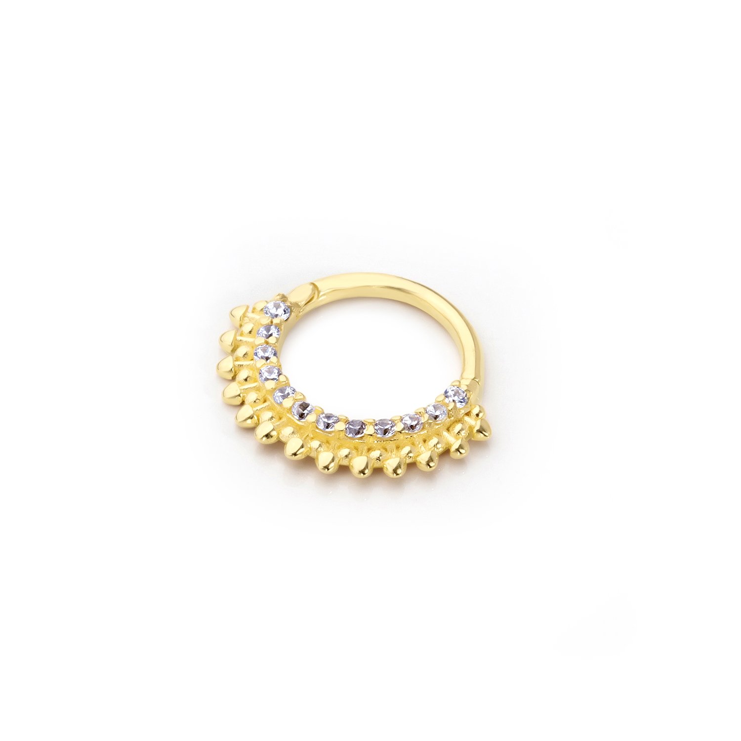 Sıra Taşlı Ok Helix Piercing