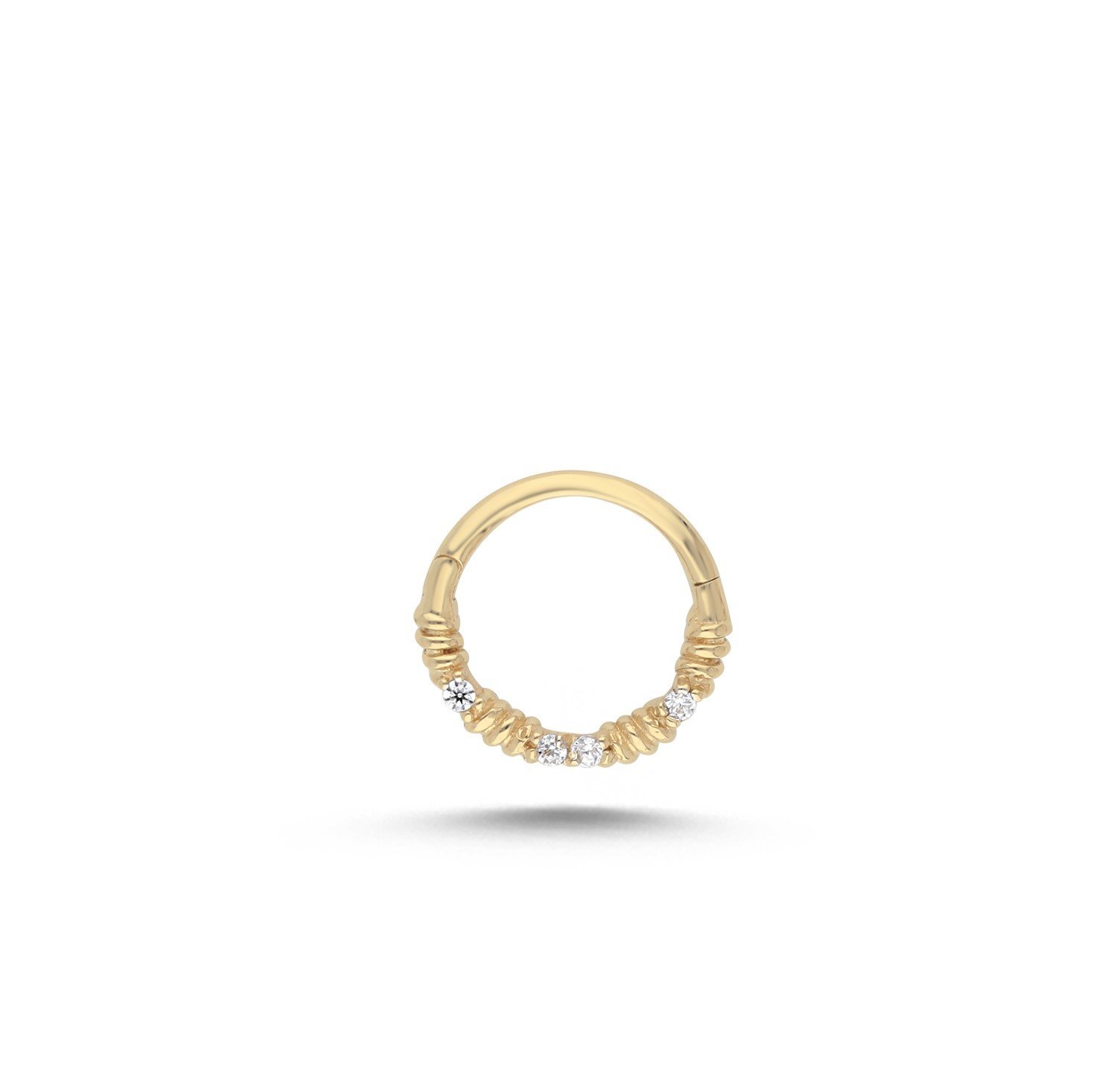 Burma Taşlı Helix Piercing