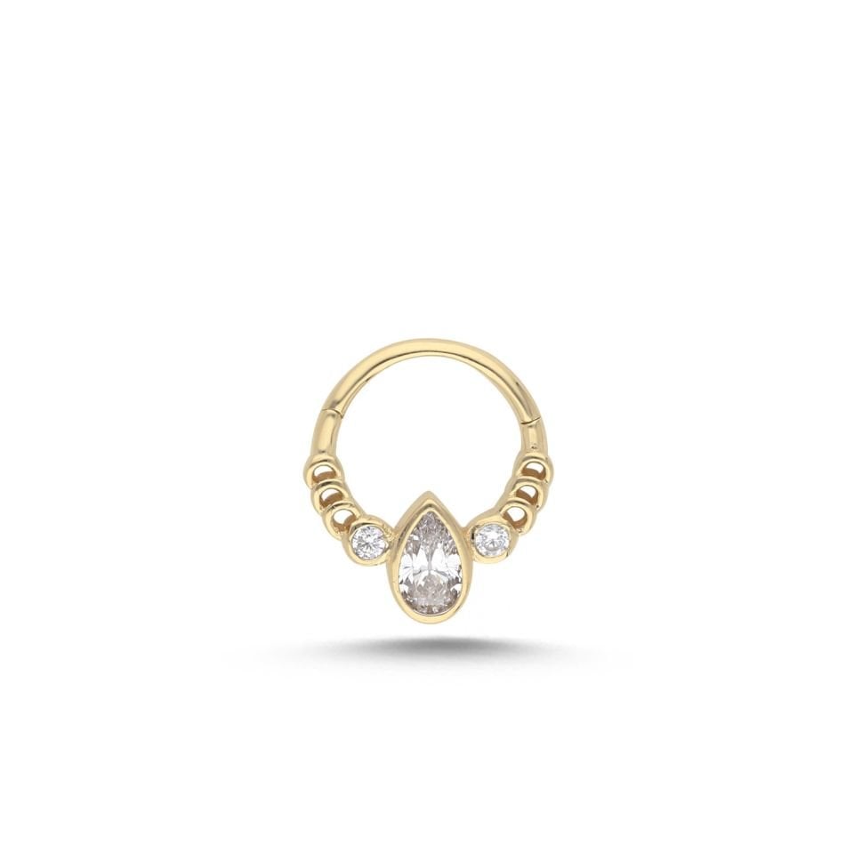 Markiz Damla Halka Helix Piercing