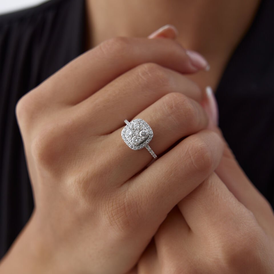 0.78 Ct Pırlanta Harmony Yüzük