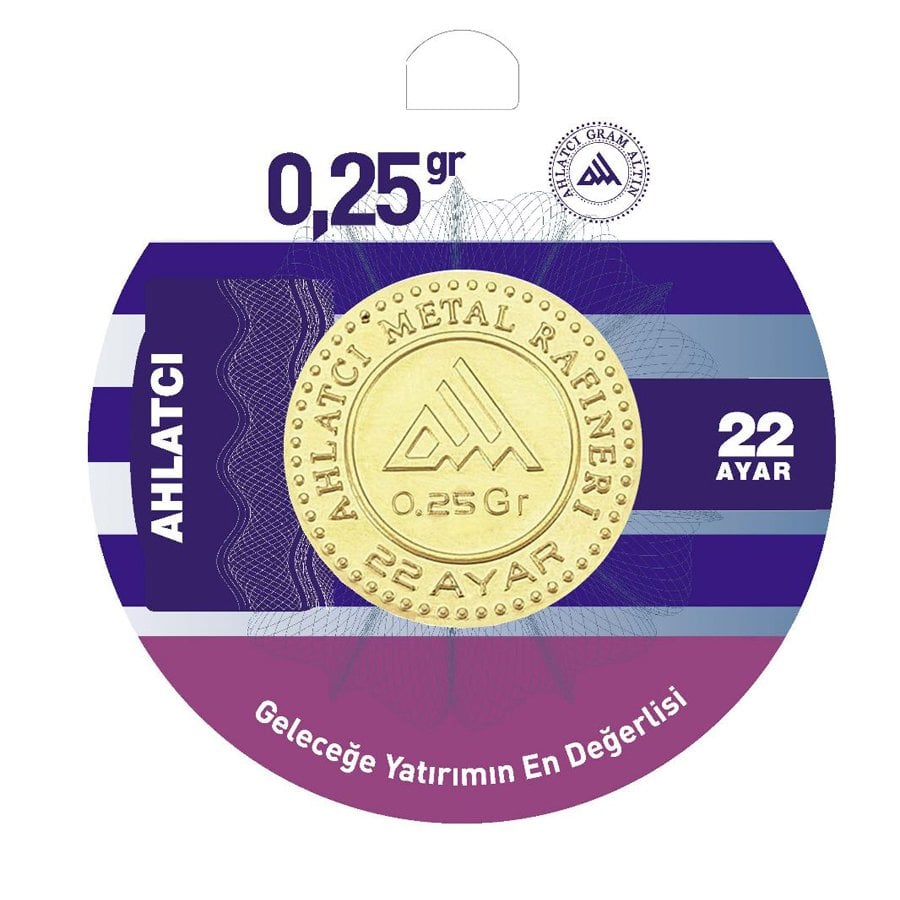 0.25 Gr 22 Ayar Gram Altın