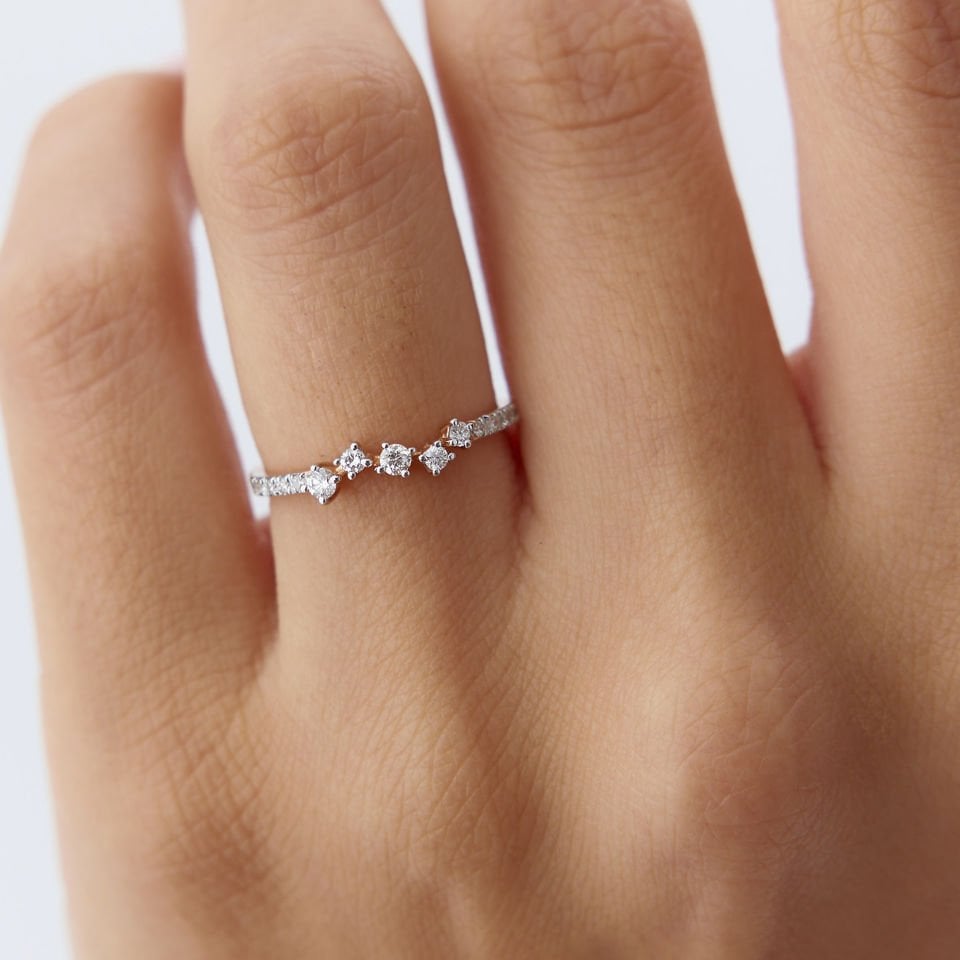 0.23 Ct Pırlanta Queen Yüzük