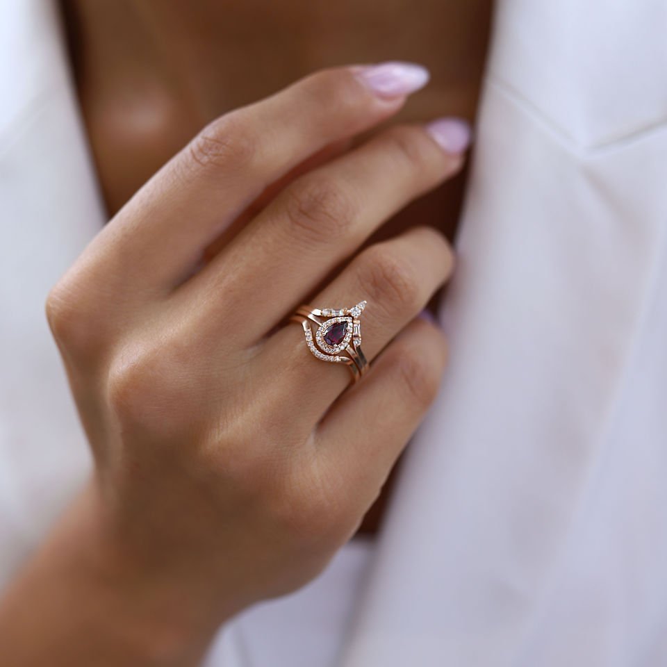 0.05 Ct Pırlanta Pave Yüzük