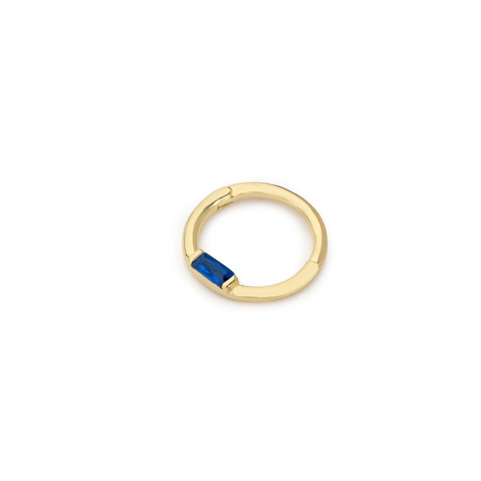 Lacivert Baget Helix Piercing