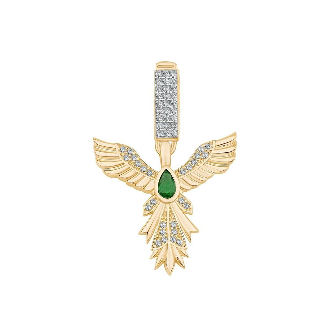 Taşlı Anka Kuşu Sallantılı Charm