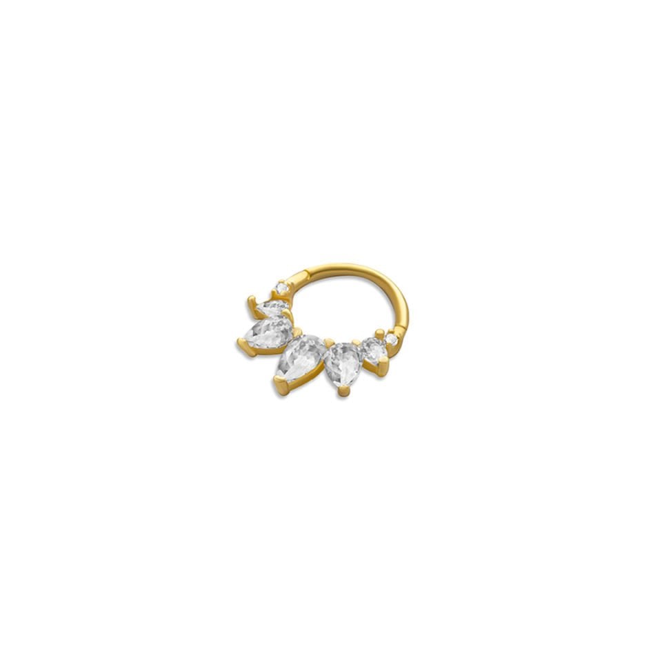 Süzme Damla Helix Piercing