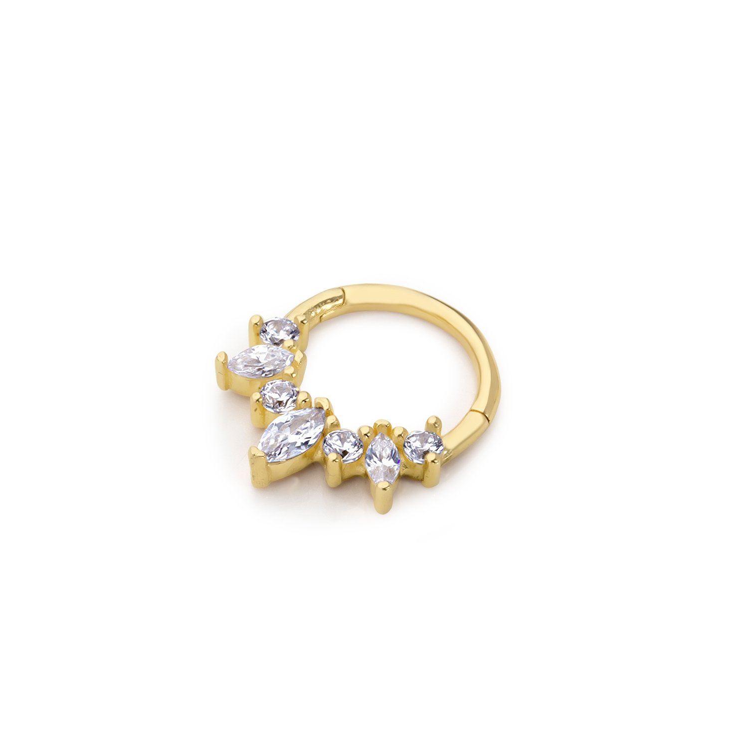 Beyaz Maria Helix Piercing