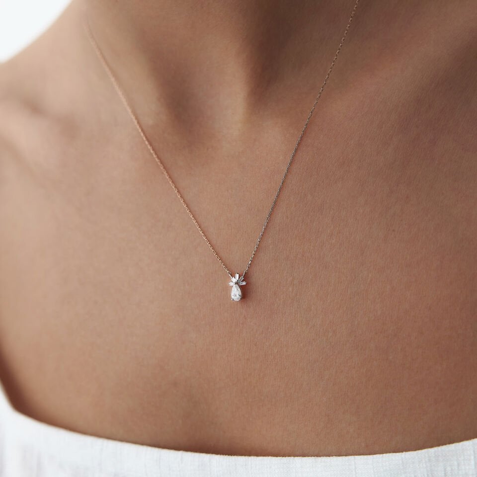 0.25 Ct Pırlanta Anka Kolye
