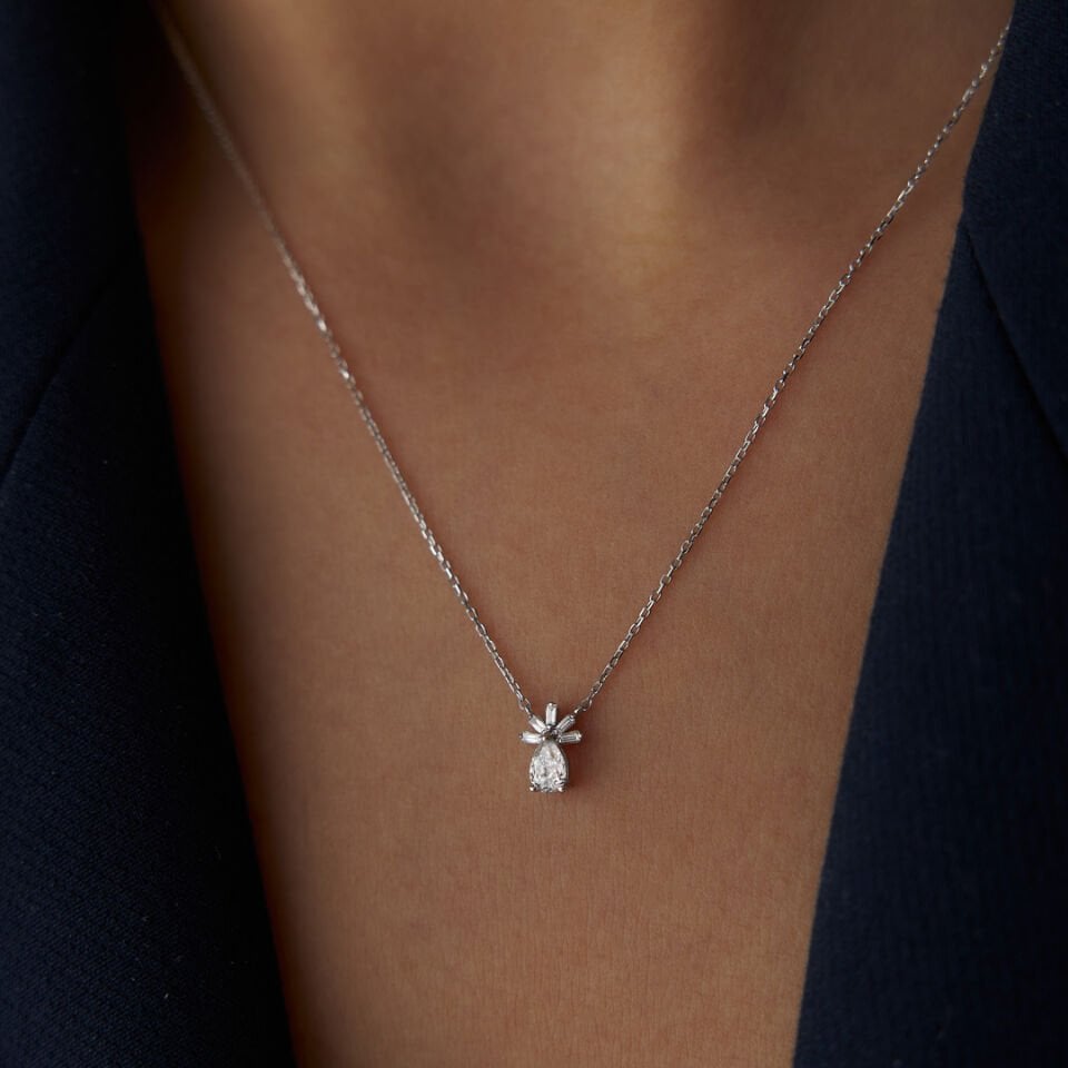 0.25 Ct Pırlanta Anka Kolye