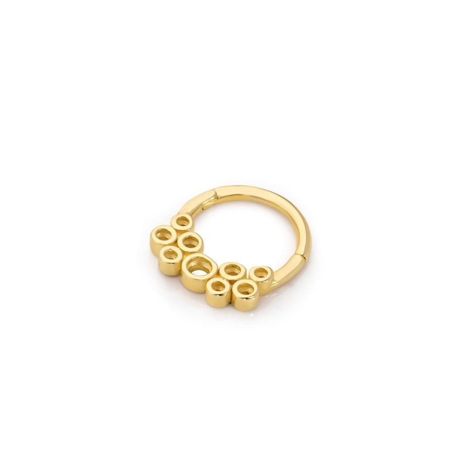 Baloncuklu Helix Piercing
