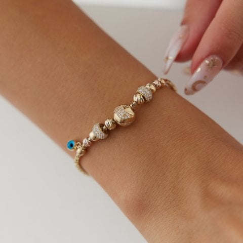 Göz Detaylı Charm Bileklik