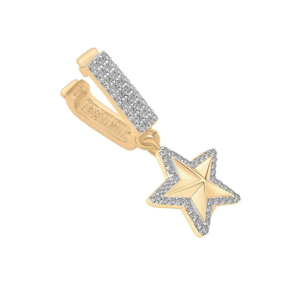 Taşlı Kilit Yıldız Charm