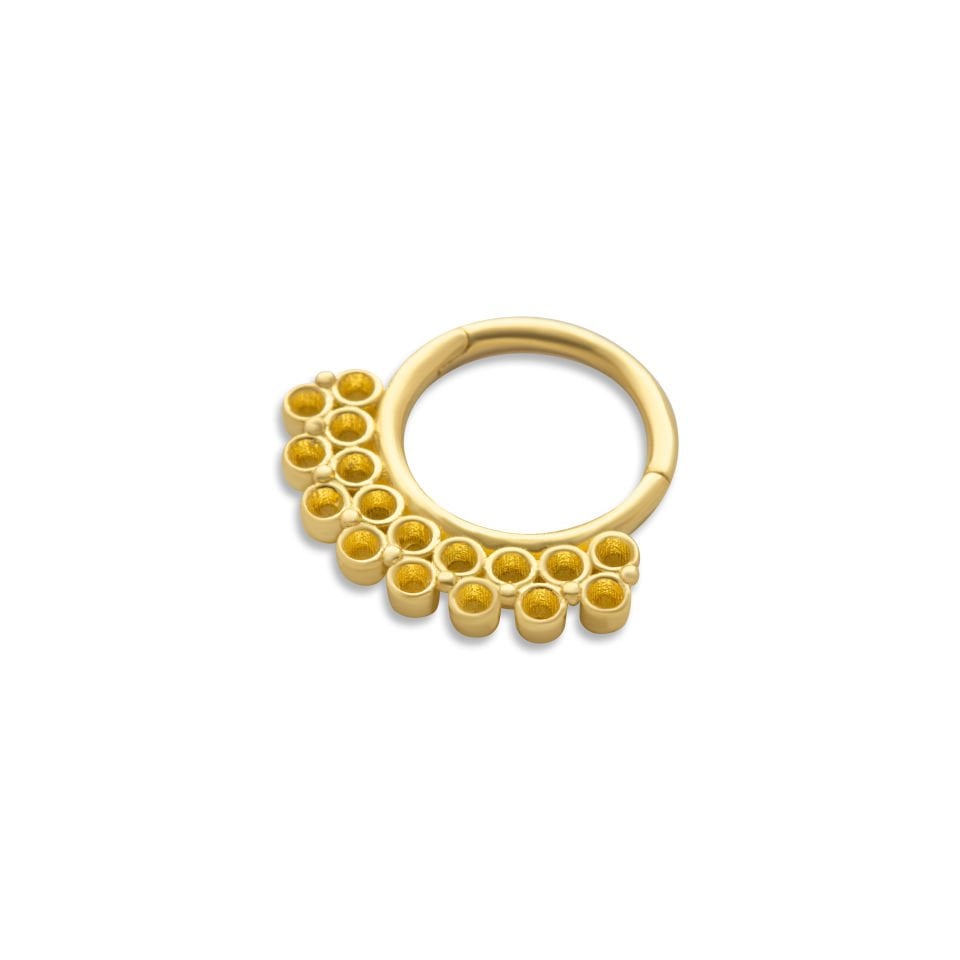 Baloncuklu Helix Piercing