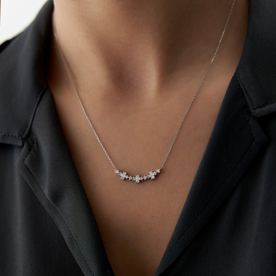 0.42 Ct Pırlanta Sea Kolye