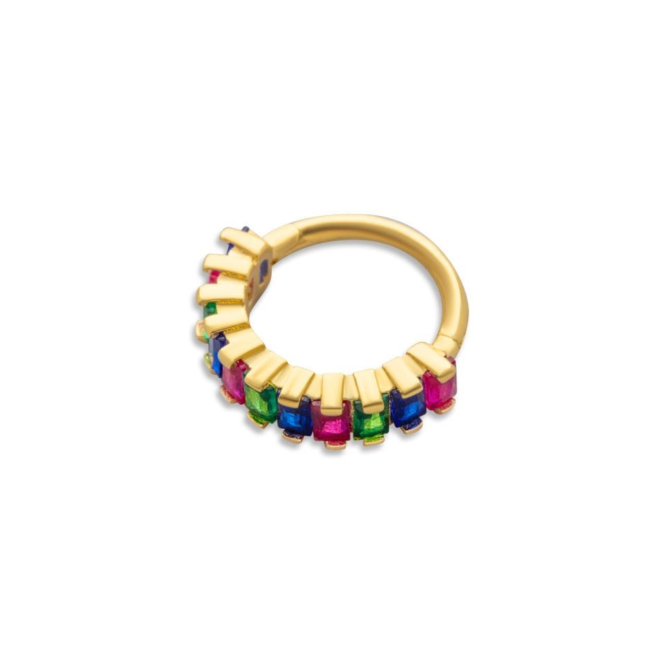 Colourful  Helix Piercing