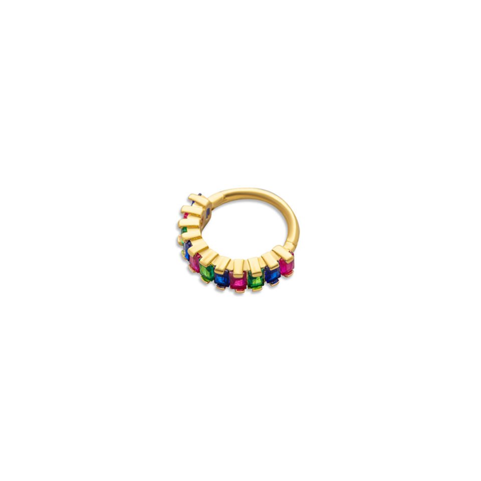 Colourful  Helix Piercing