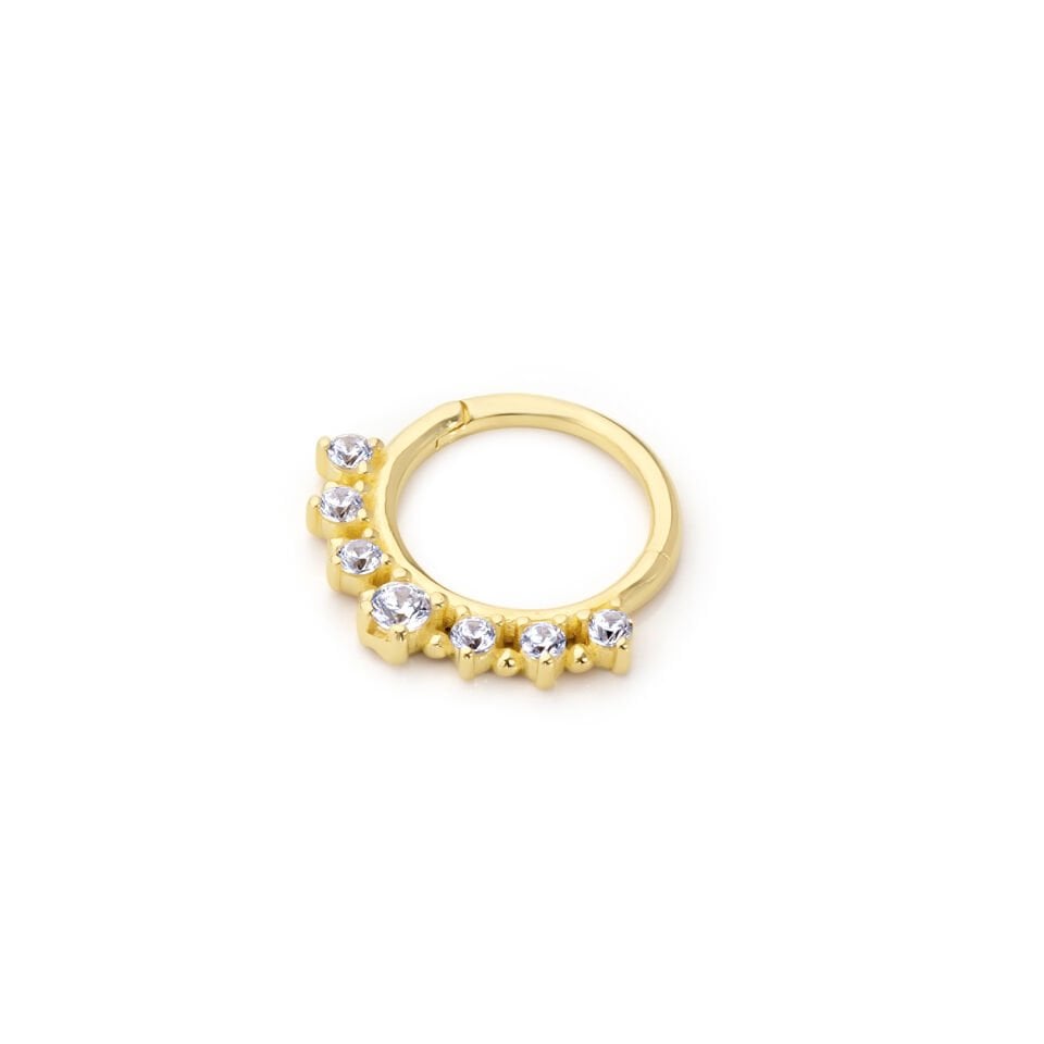 Sıra Taşlı Helix Piercing