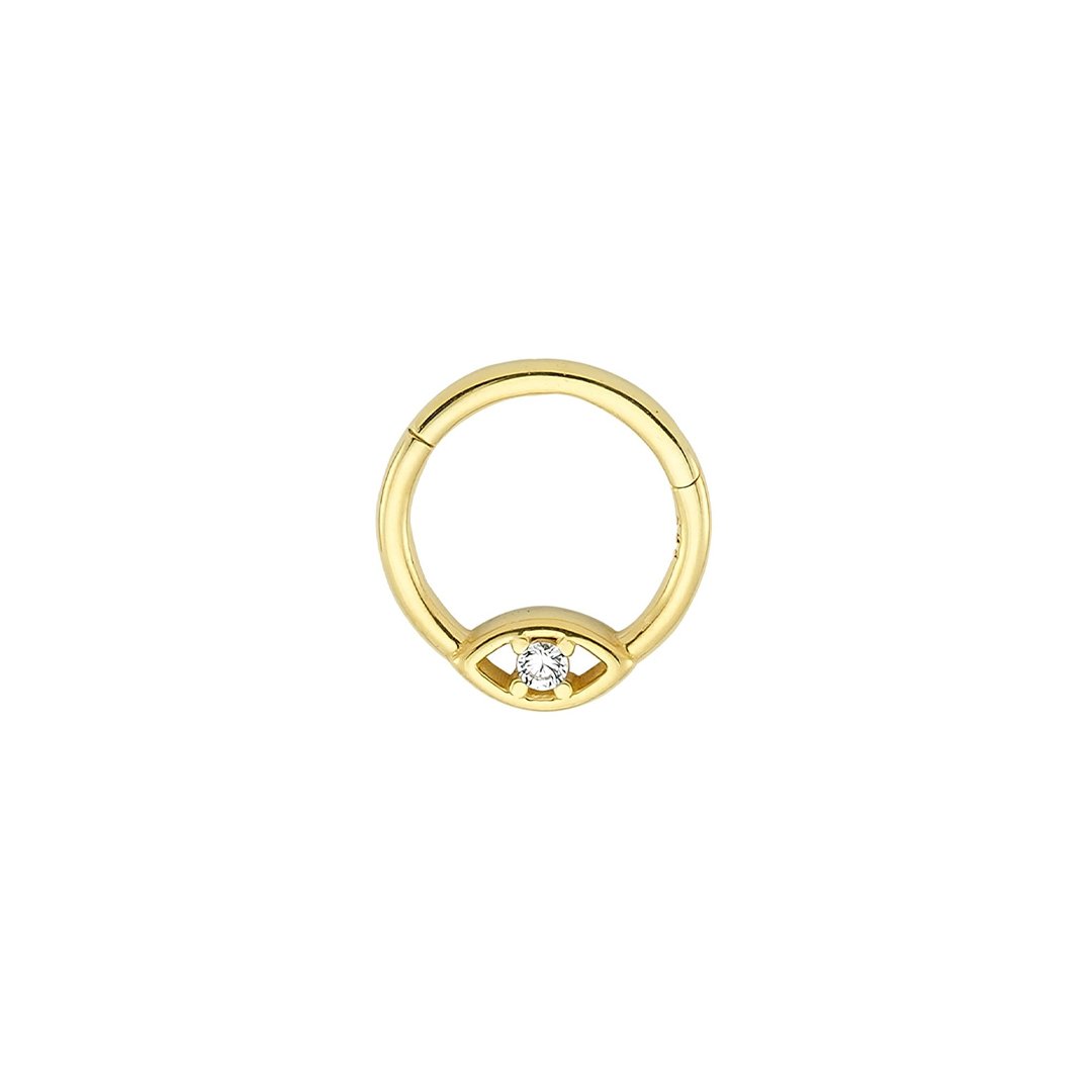 Taşlı Göz  Helix Piercing