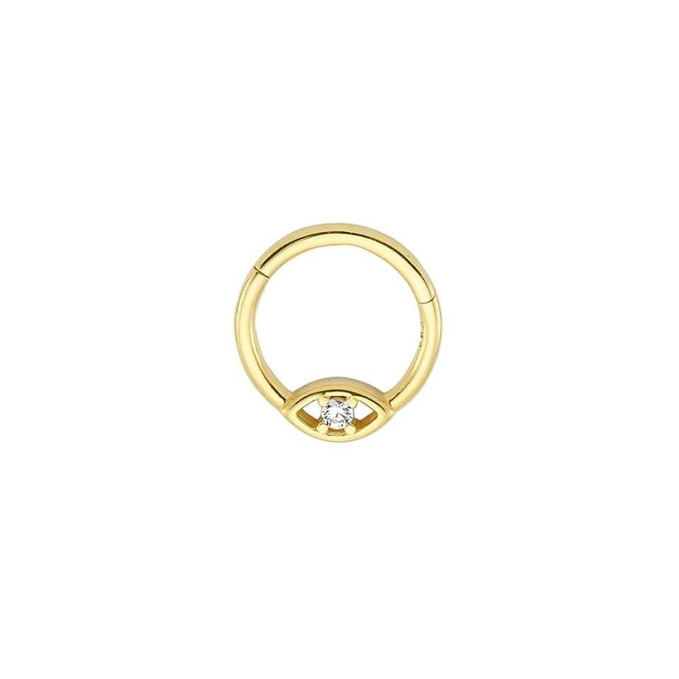 Taşlı Göz  Helix Piercing