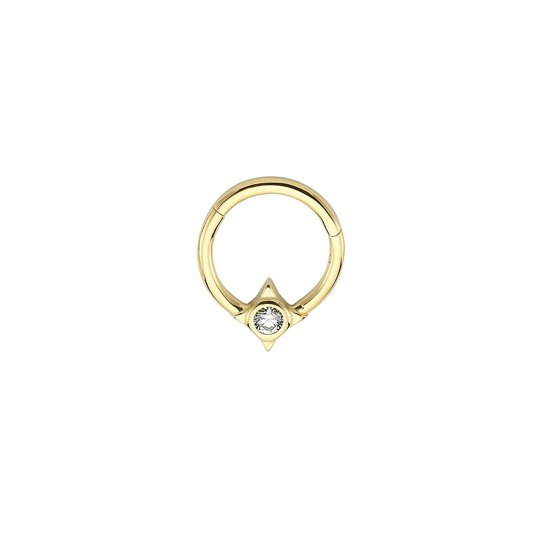 Tek Taşlı Helix Piercing