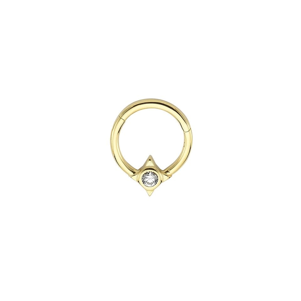 Tek Taşlı Helix Piercing