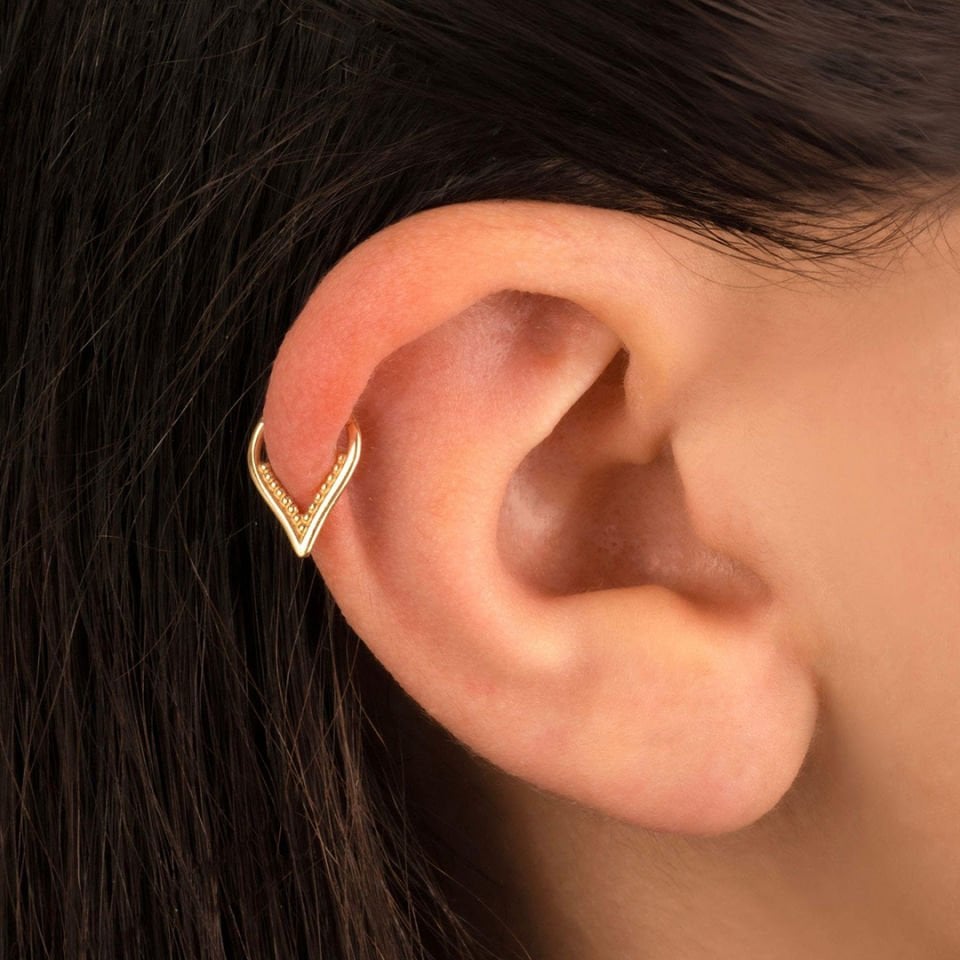 Toplu Damla Helix Piercing