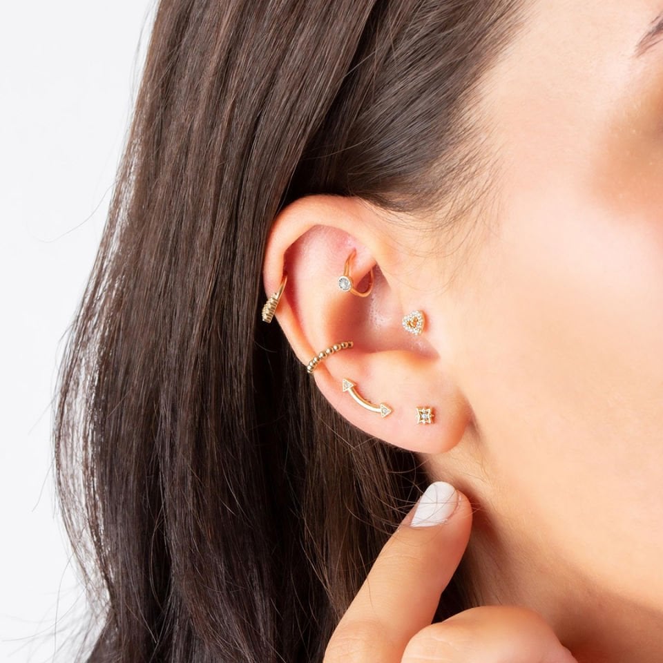 Tektaş Helix Piercing