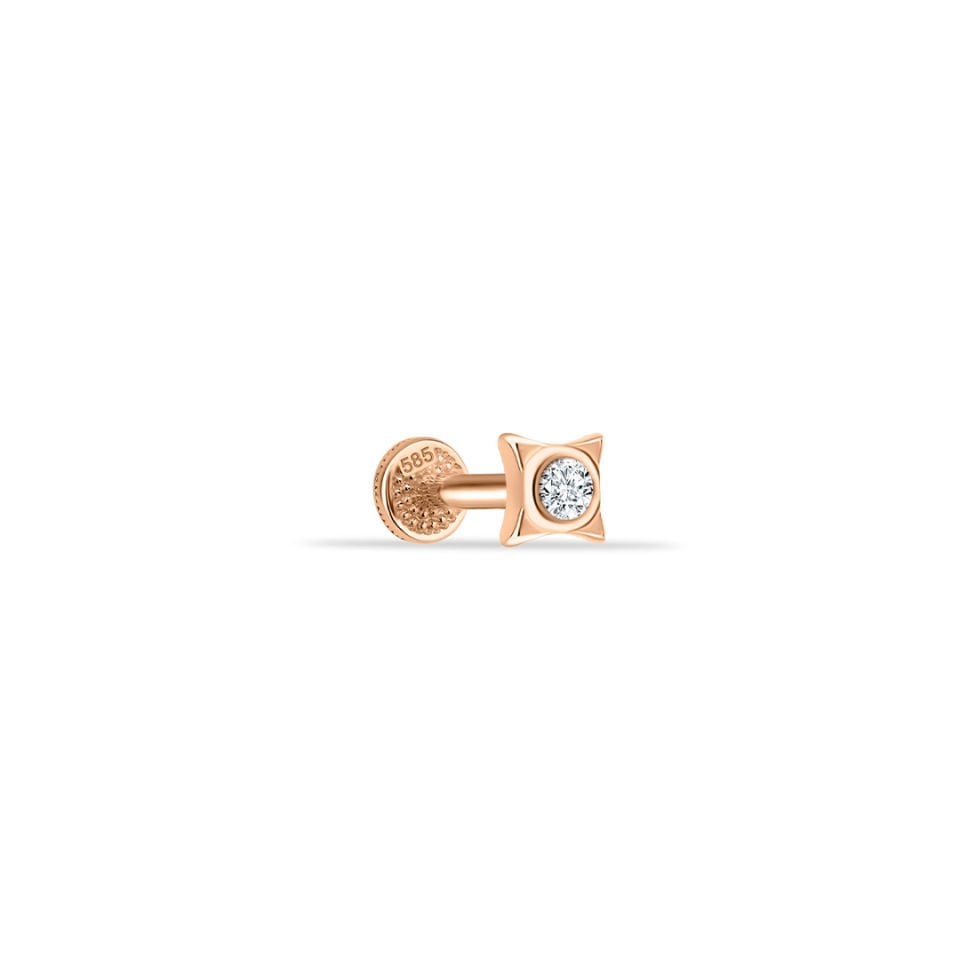 Flower Tragus Piercing