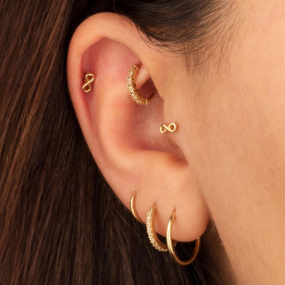 Sonsuzluk Minimal Tragus Piercing