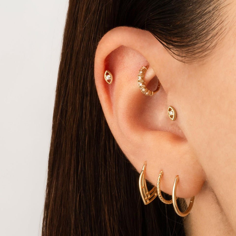 Mini Mekik Tragus Piercing