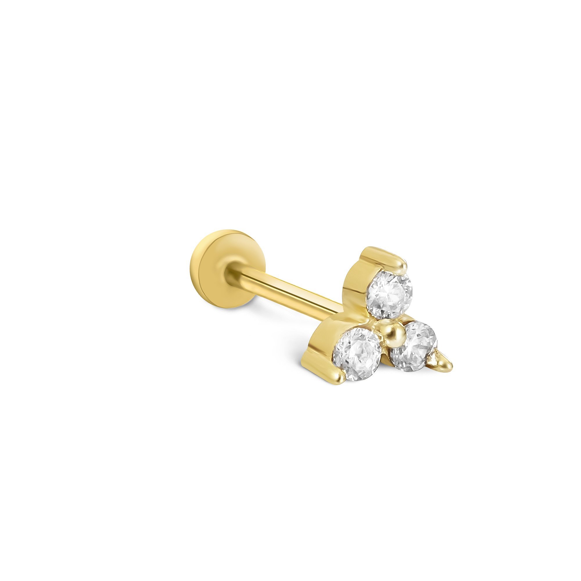 Üç Taş Tragus Piercing