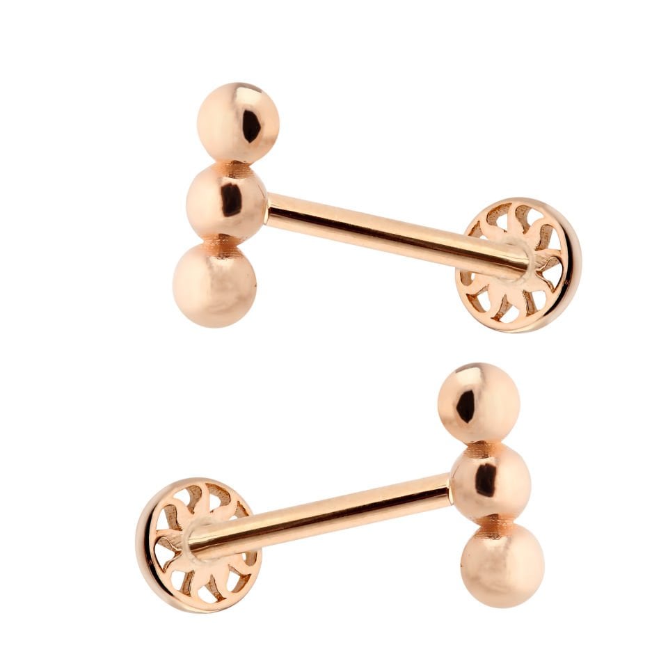 Üçlü Top Tragus Piercing