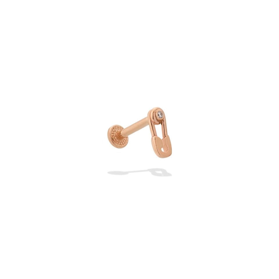 Taşlı Çengelli İğne Minimal Tragus Piercing
