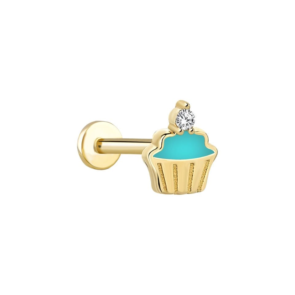 Mint Cup Kek Tragus Piercing