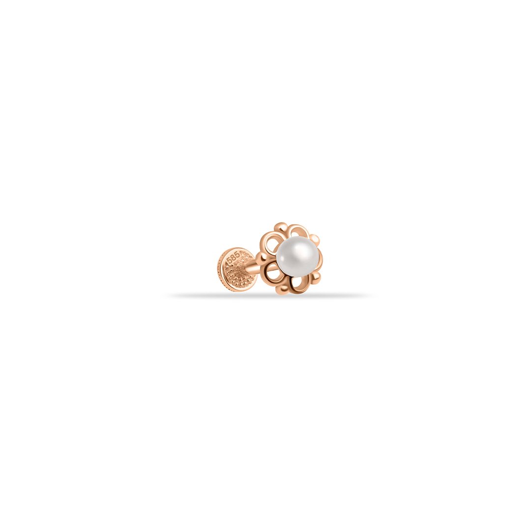 Papatya Model İncili Tragus Piercing