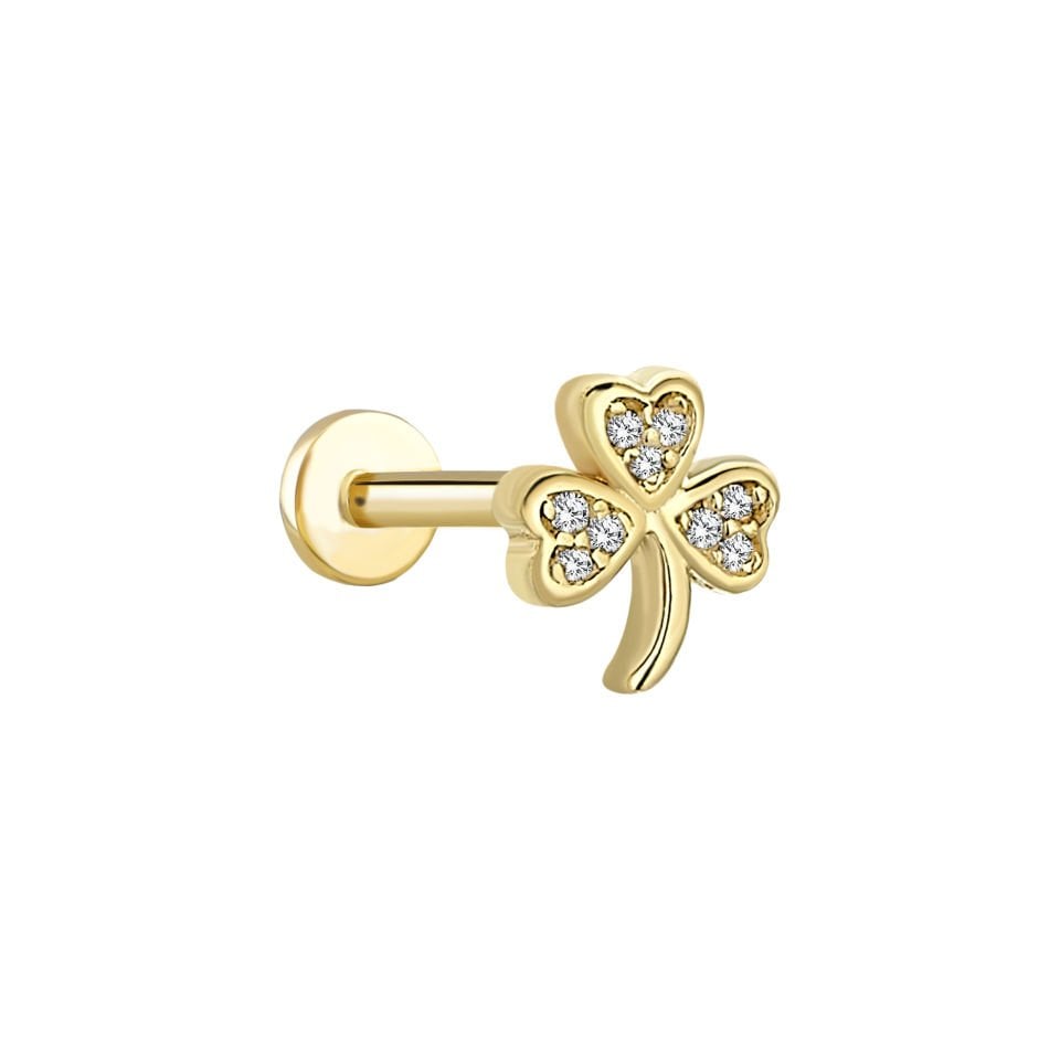 Kalp Yaprak Tragus Piercing