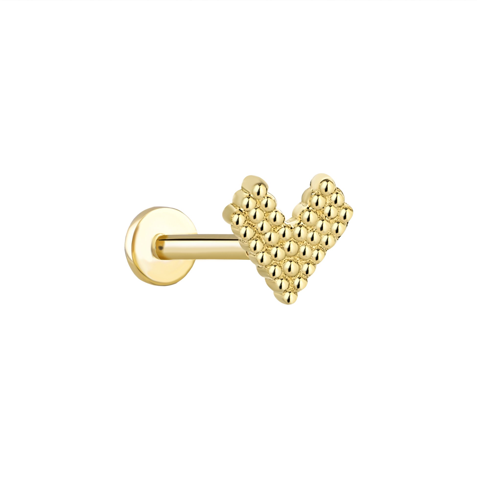Point Kalp Tragus Piercing
