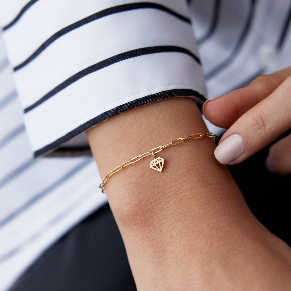 Elmas Charm Bileklik