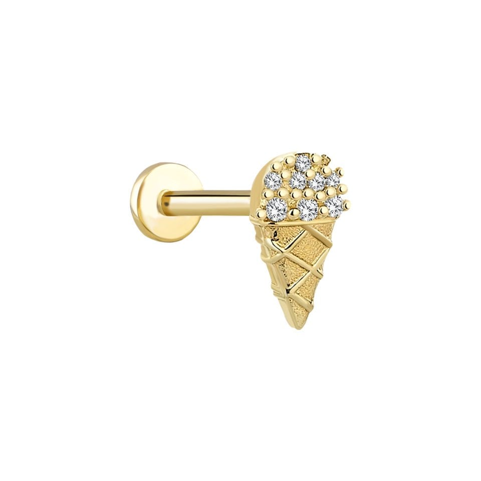 Külah Taşlı Tragus Piercing