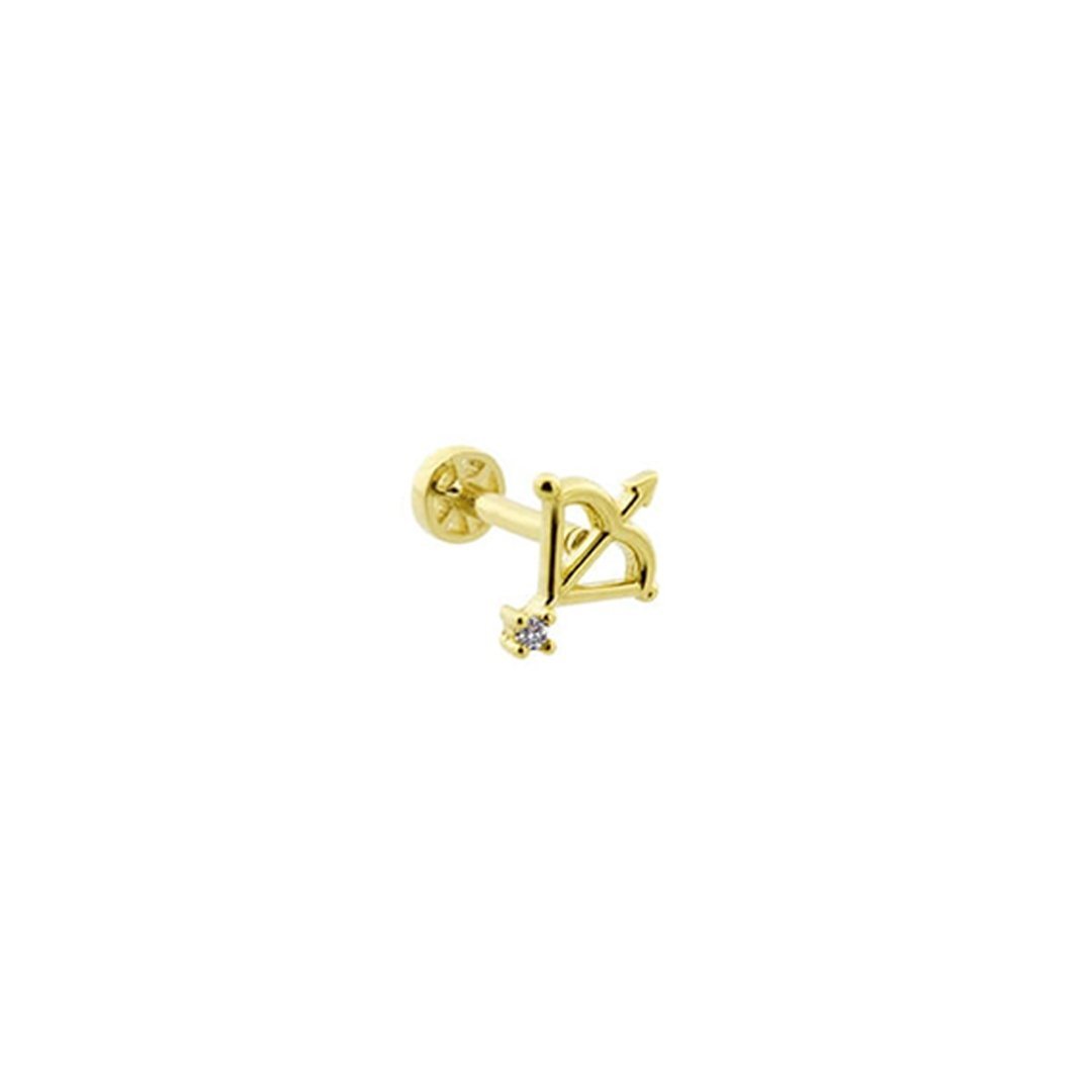 Taşlı Yay Minimal Tragus Piercing