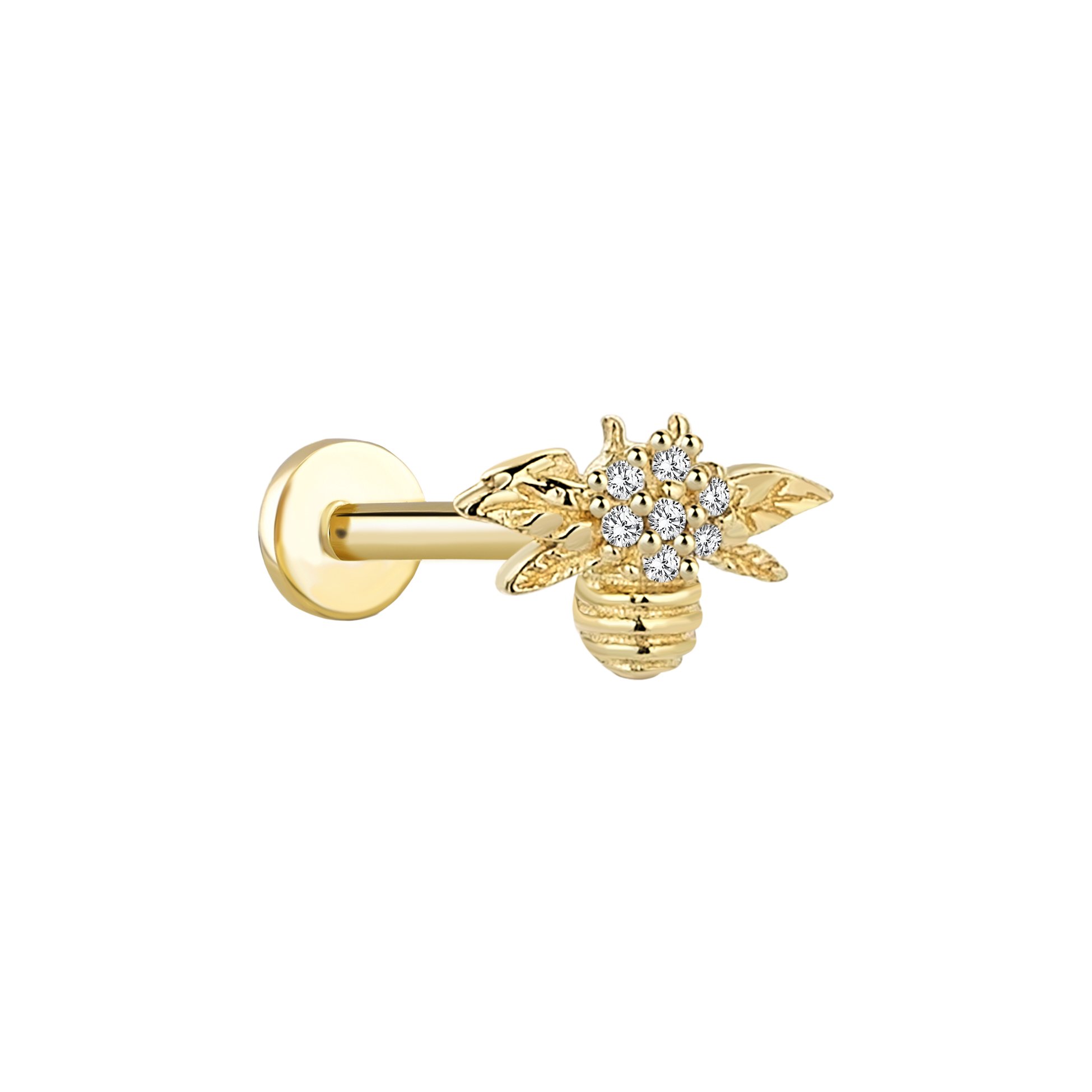 Arı Taşlı Tragus Piercing