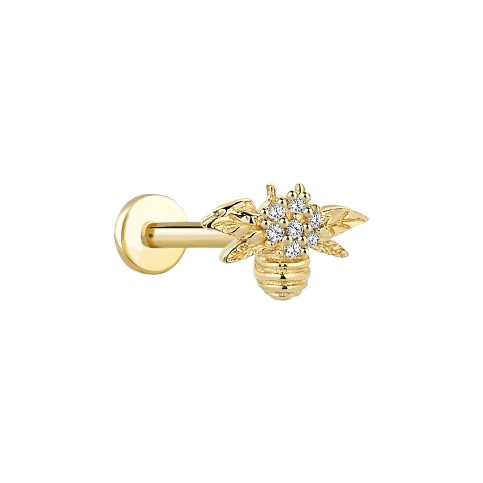Arı Taşlı Tragus Piercing