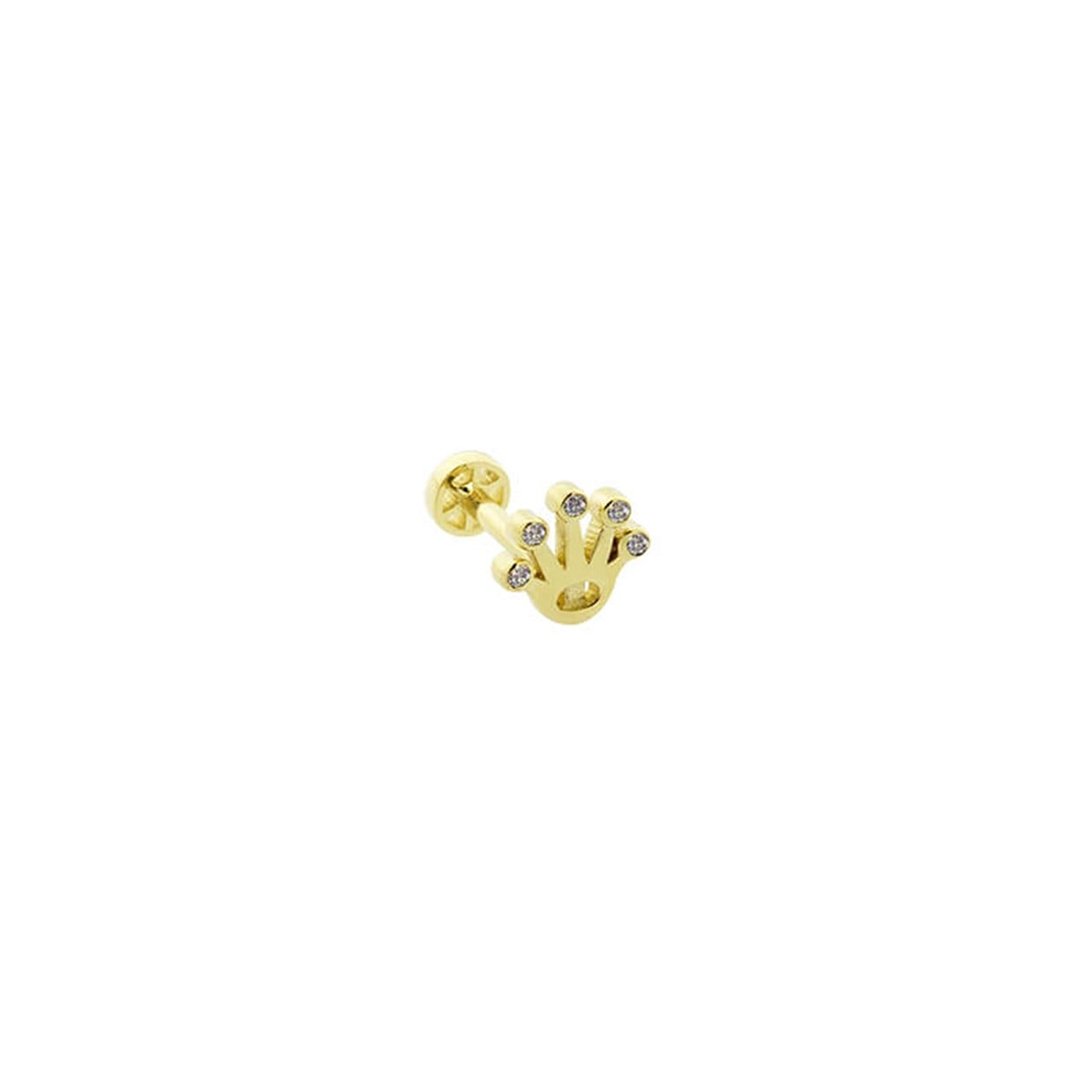 Ucu Taşlı Taç Tragus Piercing