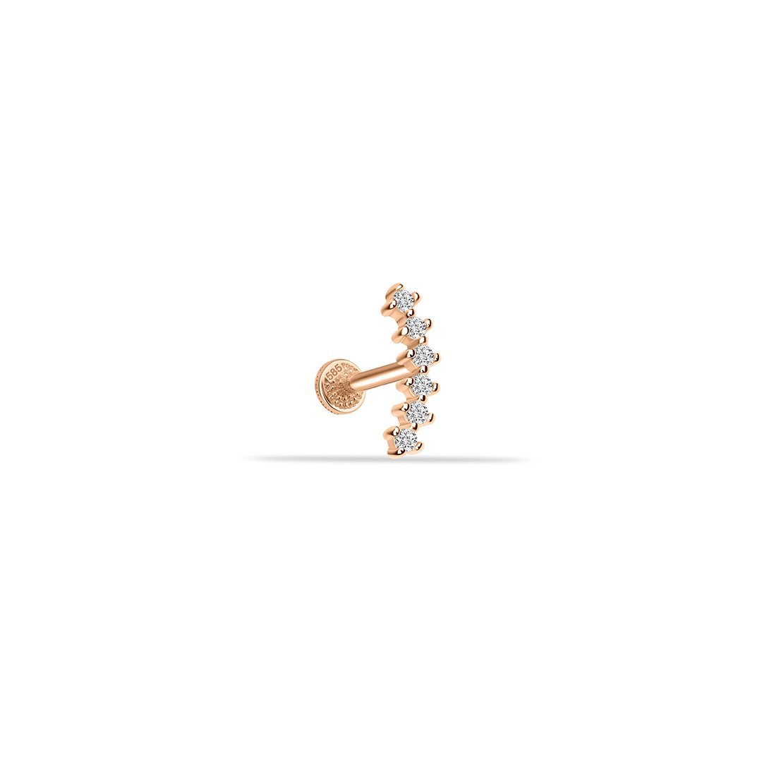 Sixth Curve  Tragus Piercing