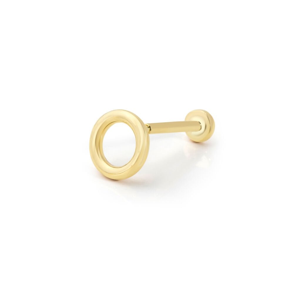 Halka Model Düz Tragus Piercing