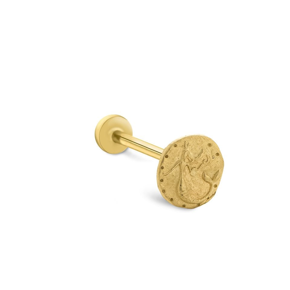 Vintage Deniz Kızı Büyük Tragus Piercing